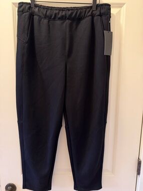 NWT T/S by Thrive made in Los Angeles Black Elastic Waist Joggers XL